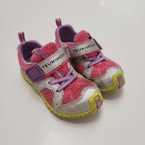 Tsukihoshi Coral Lime Sneakers 9T